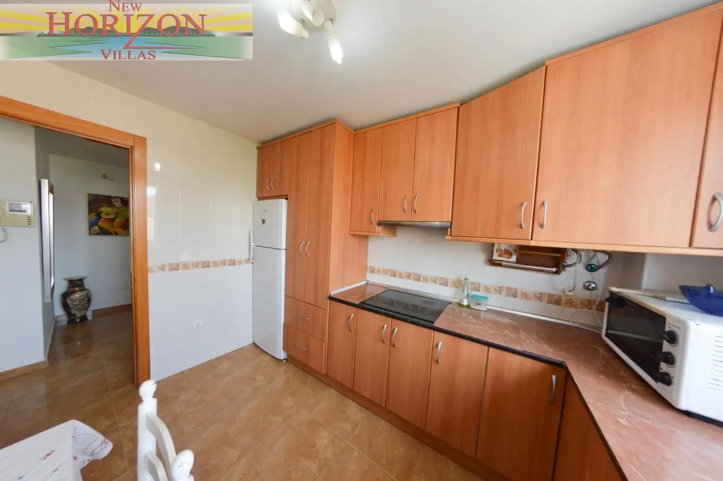 Kitchen of Flat for sale in Albox  with Air Conditioner, Terrace and Furnished