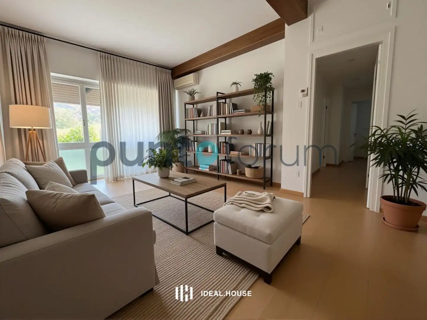 Living room of Flat for sale in Barcelona  with Air Conditioner and Heating