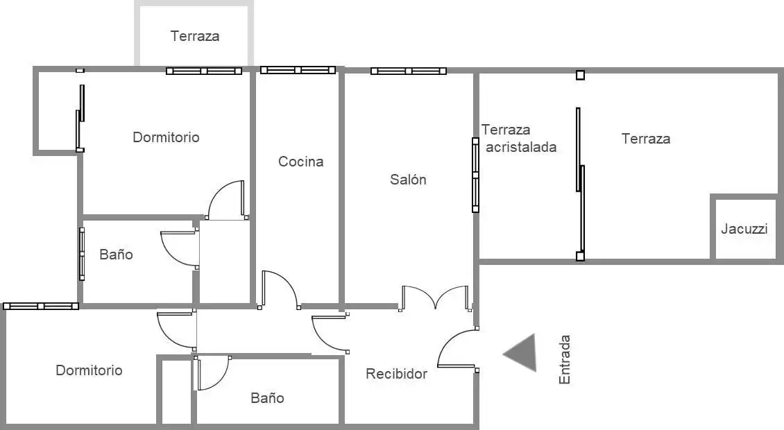 Ático en venta en Chipiona con Aire acondicionado, Calefacción y Jardín privado
