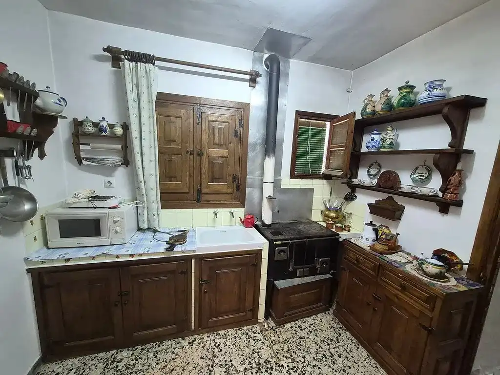 Cocina de Casa adosada en venta en Santa María de la Alameda con Jardín privado y Terraza