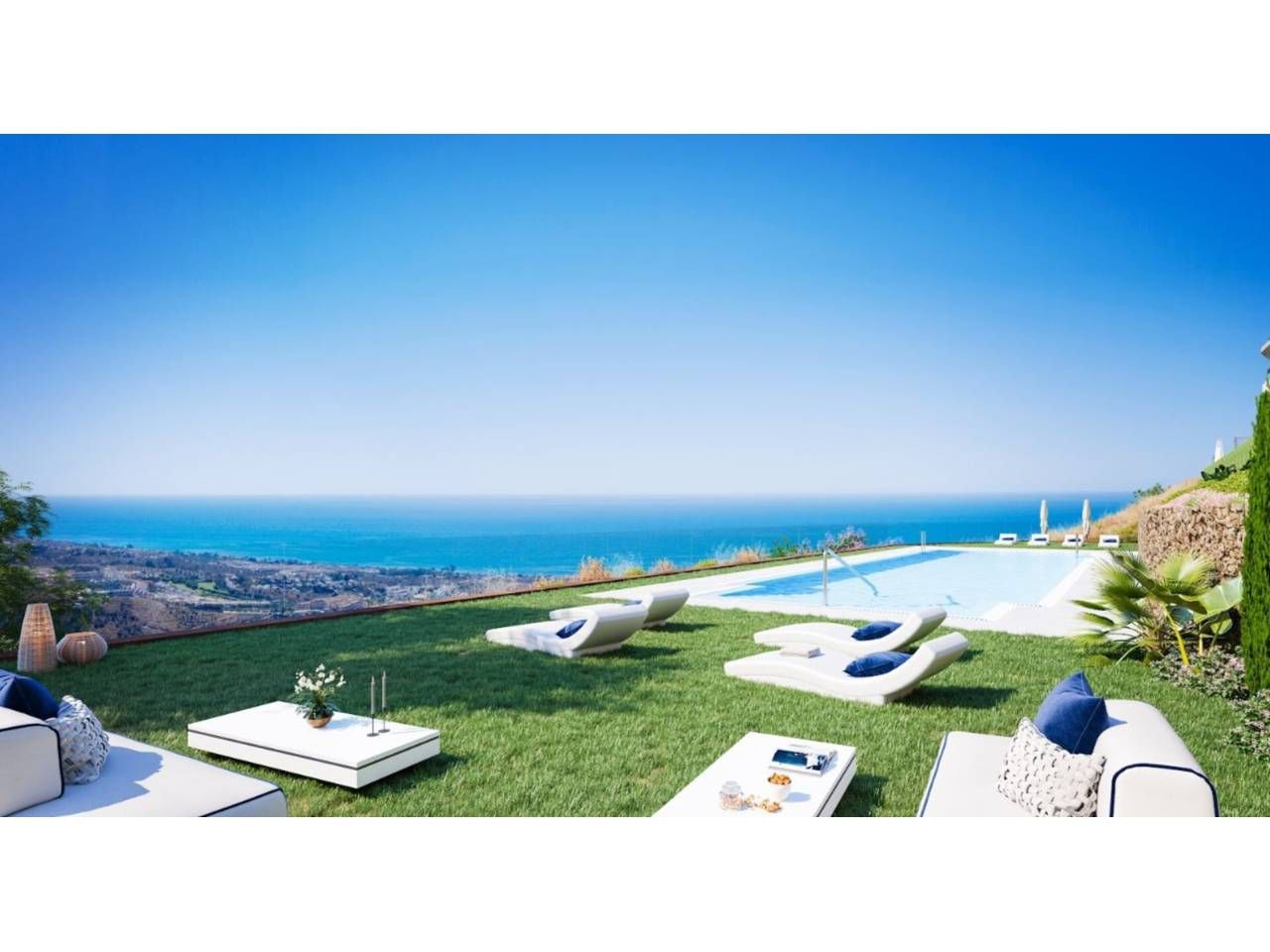 Garden of Flat for sale in Moclinejo  with Air Conditioner, Terrace and Storage room