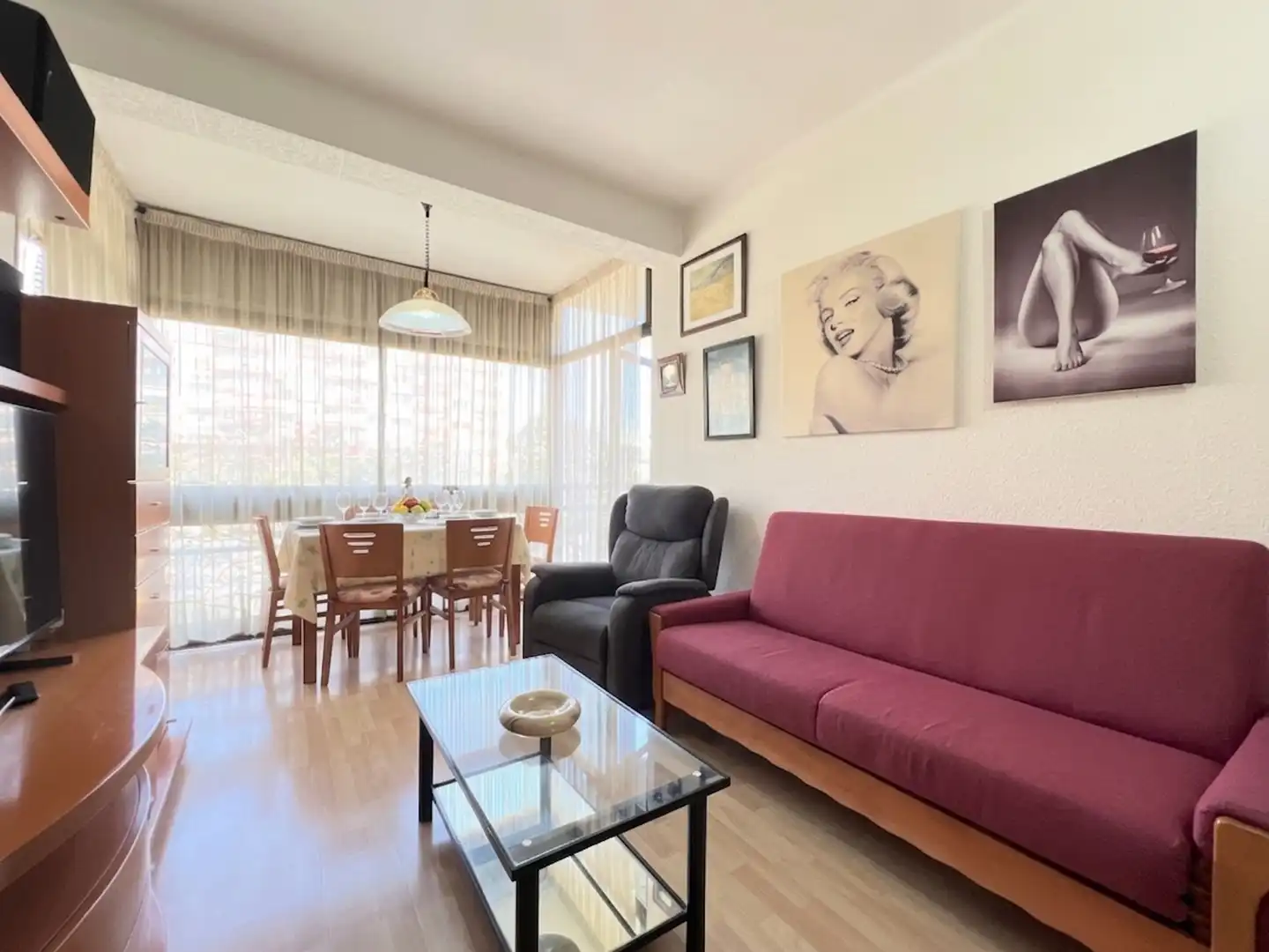 Sala de estar de Piso en venta en Barcelona con Calefacción y Balcón