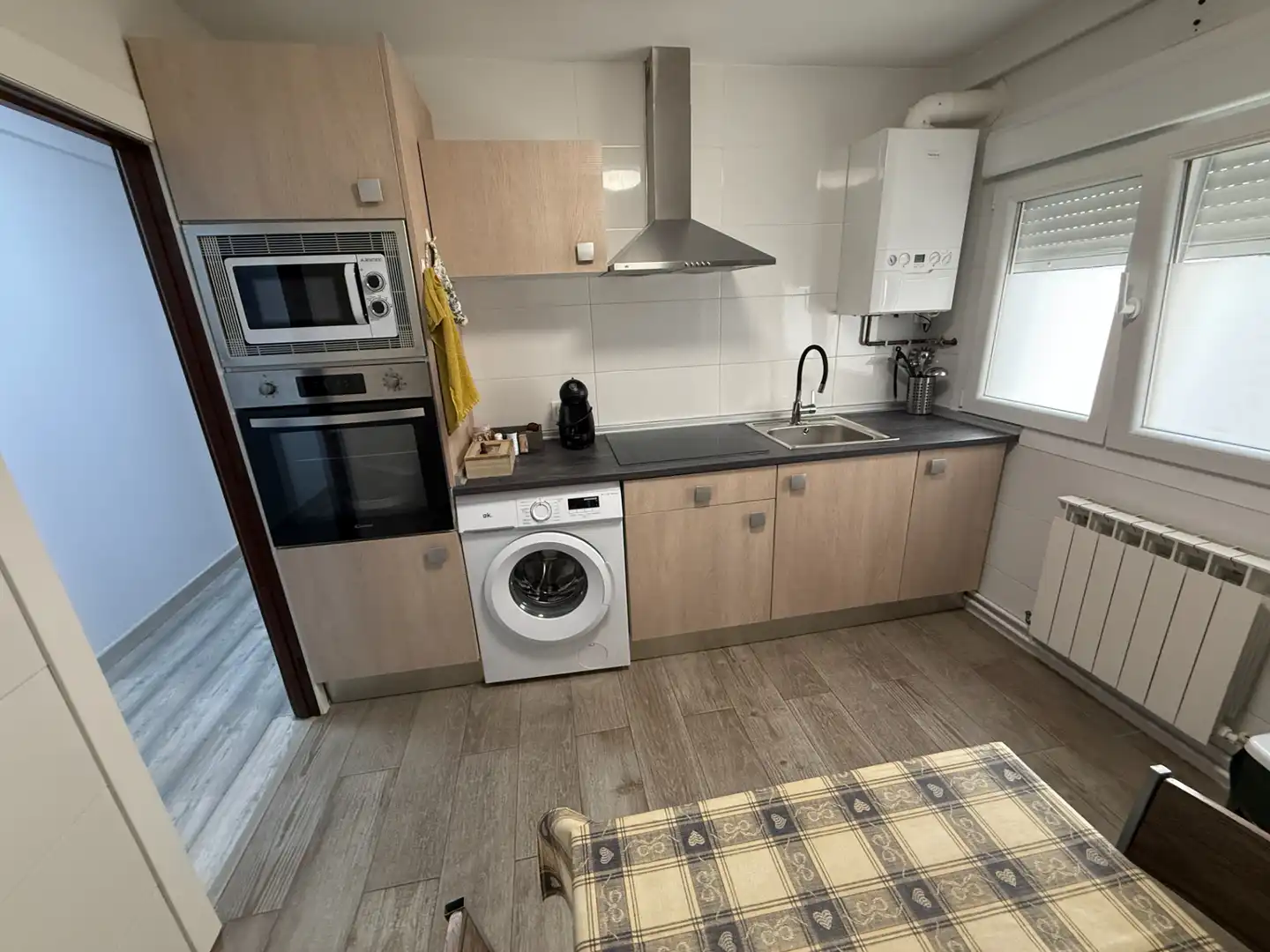 Kitchen of Flat for sale in Gijón   with Heating and Furnished