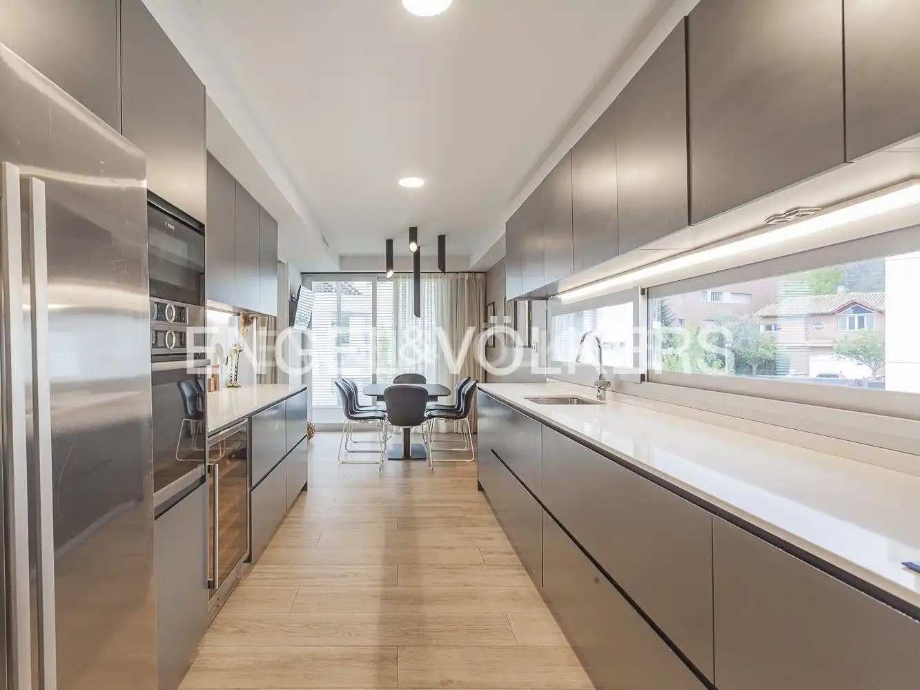 Kitchen of Attic for sale in Sant Cugat del Vallès  with Air Conditioner, Heating and Private garden