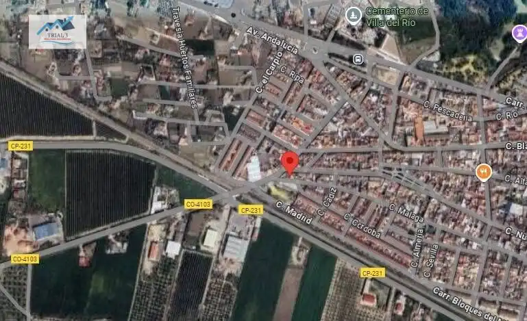 Vista exterior de Casa adosada en venda en Villa del Río