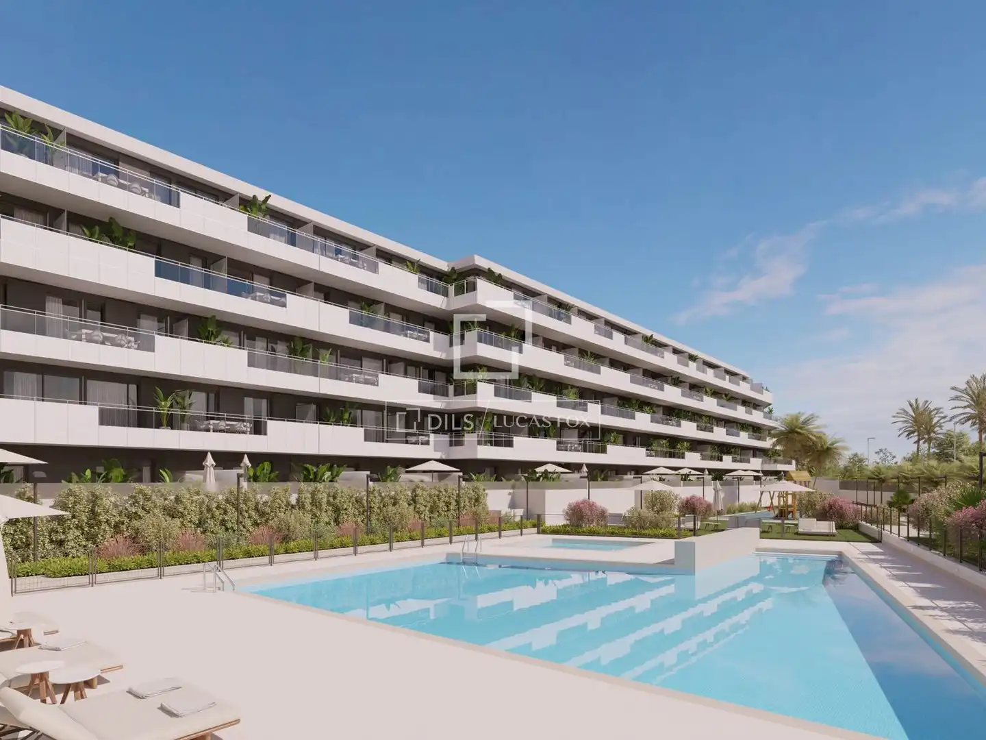 Vista exterior de Ático en venta en Eivissa con Aire acondicionado, Terraza y Piscina