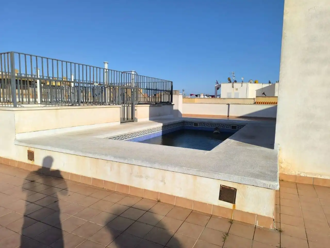 Swimming pool of Flat for sale in Roquetas de Mar  with Air Conditioner and Community pool