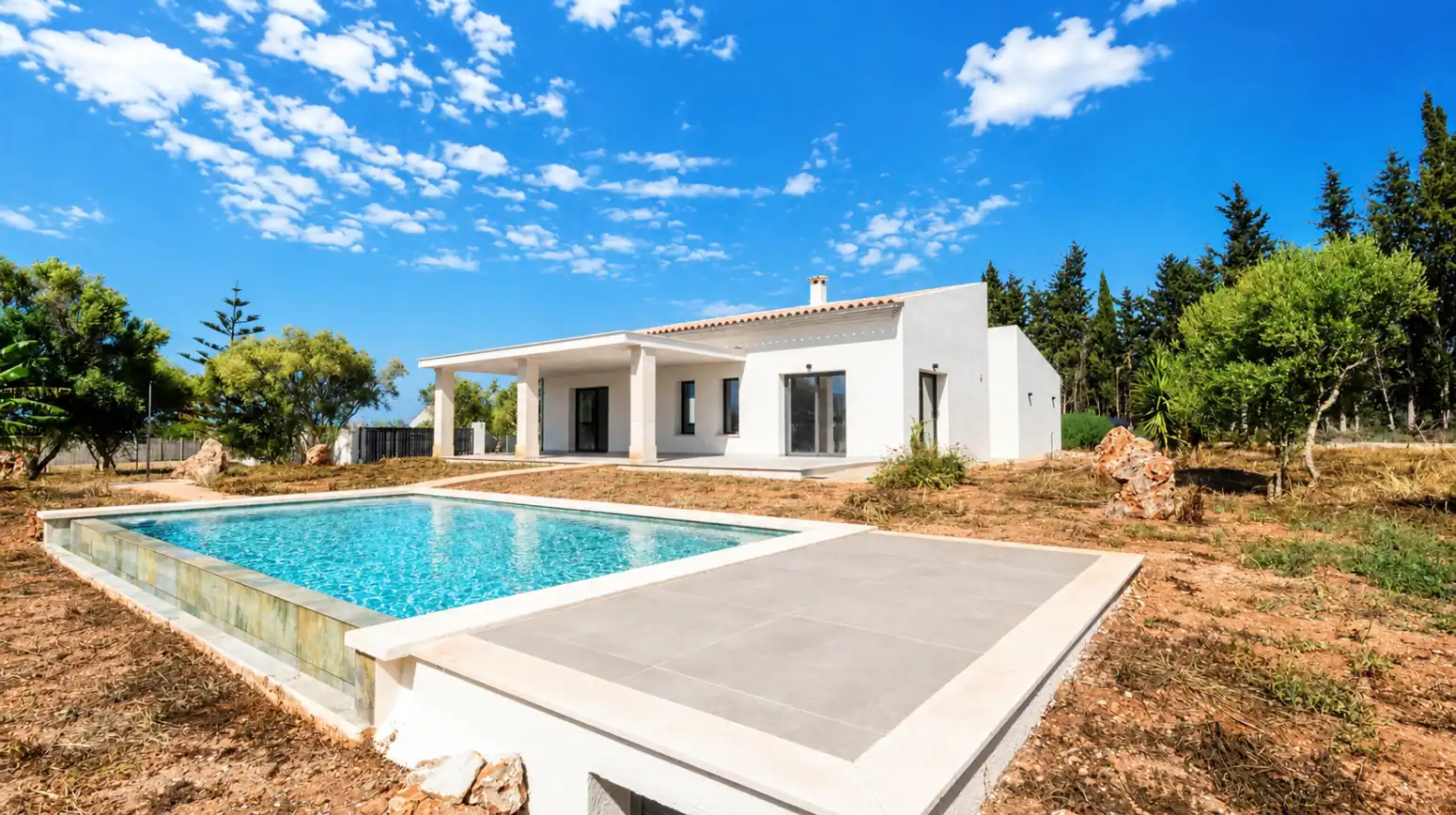 Swimming pool of Houses for sale in Muro  with Air Conditioner, Heating and Private garden