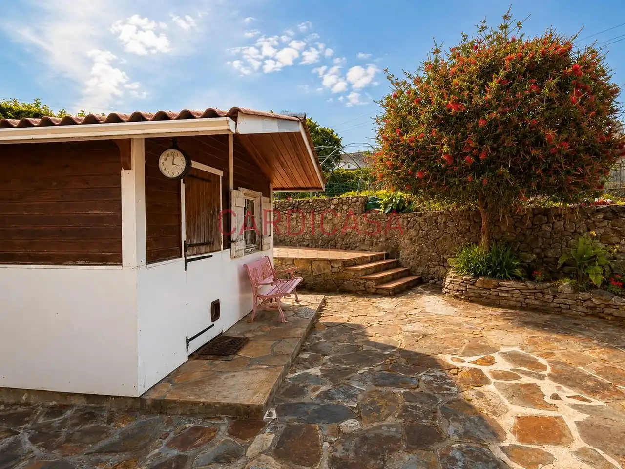 Terraza de Casa o chalet en venta en Oia con Calefacción, Jardín privado y Trastero