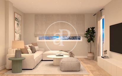 Living room of Flat for sale in  Barcelona Capital  with Air Conditioner, Heating and Balcony