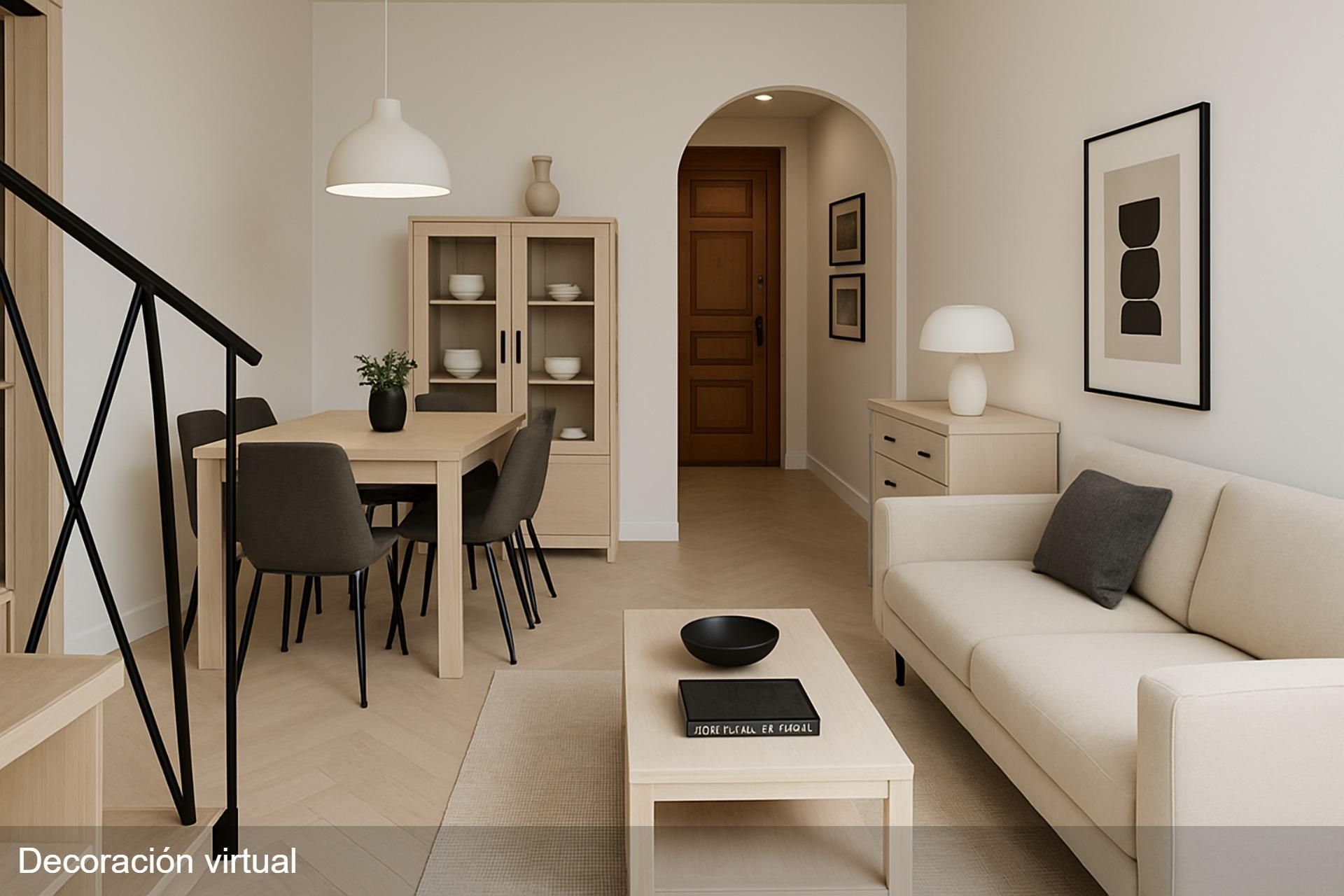 Sala d'estar de Àtic en venda en Almonte amb Jardí privat, Terrassa i Moblat