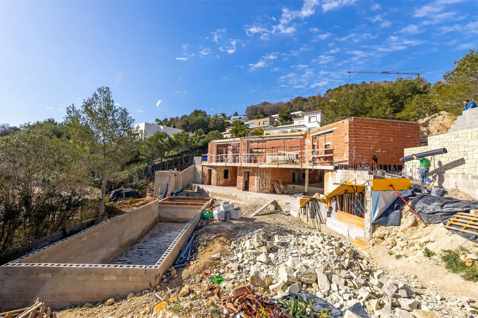 Exterior view of Houses for sale in Jávea / Xàbia  with Air Conditioner, Heating and Terrace