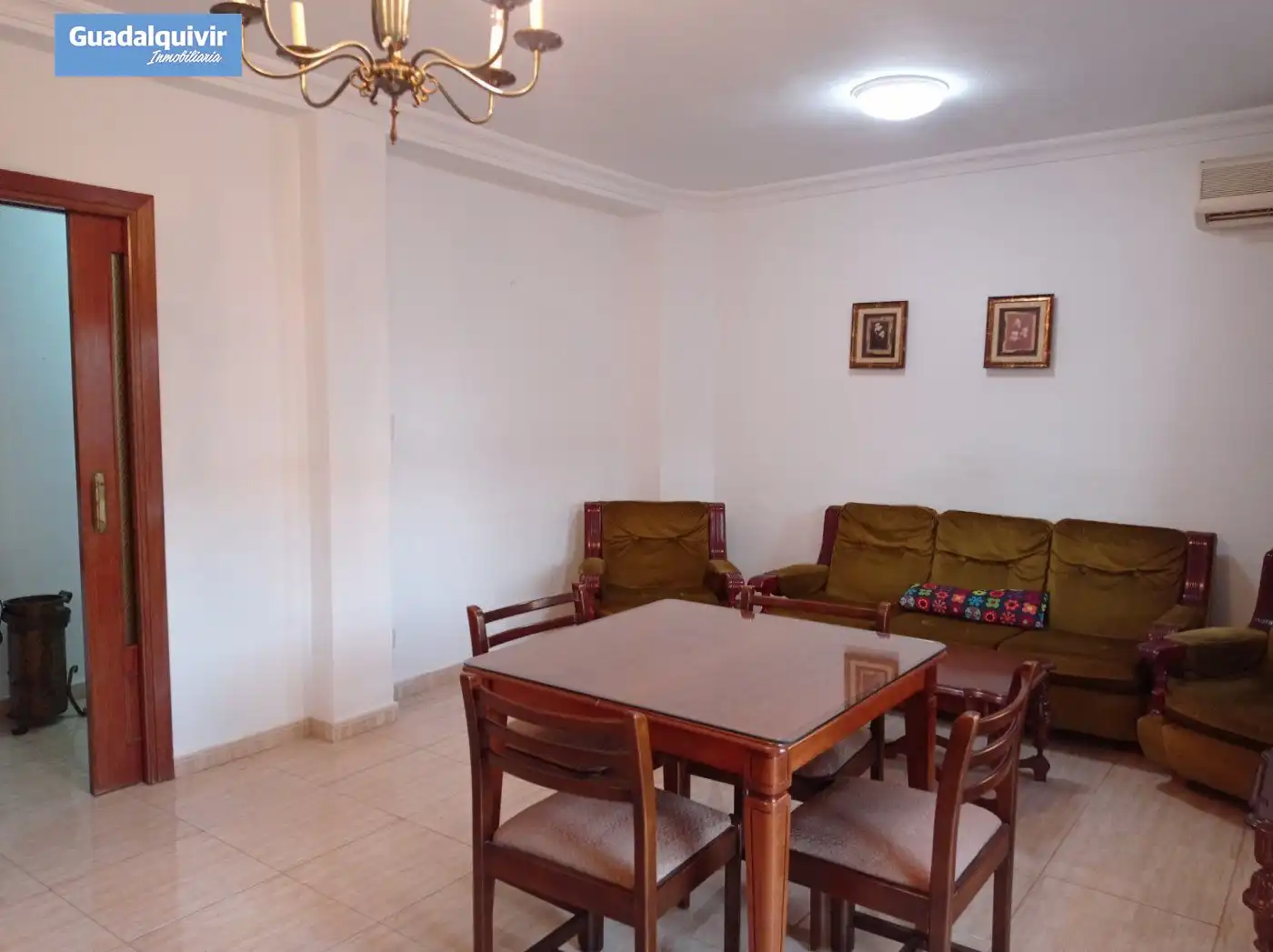 Esszimmer von Wohnung zur Miete in Sevilla mit Klimaanlage, Terrasse und Möbliert