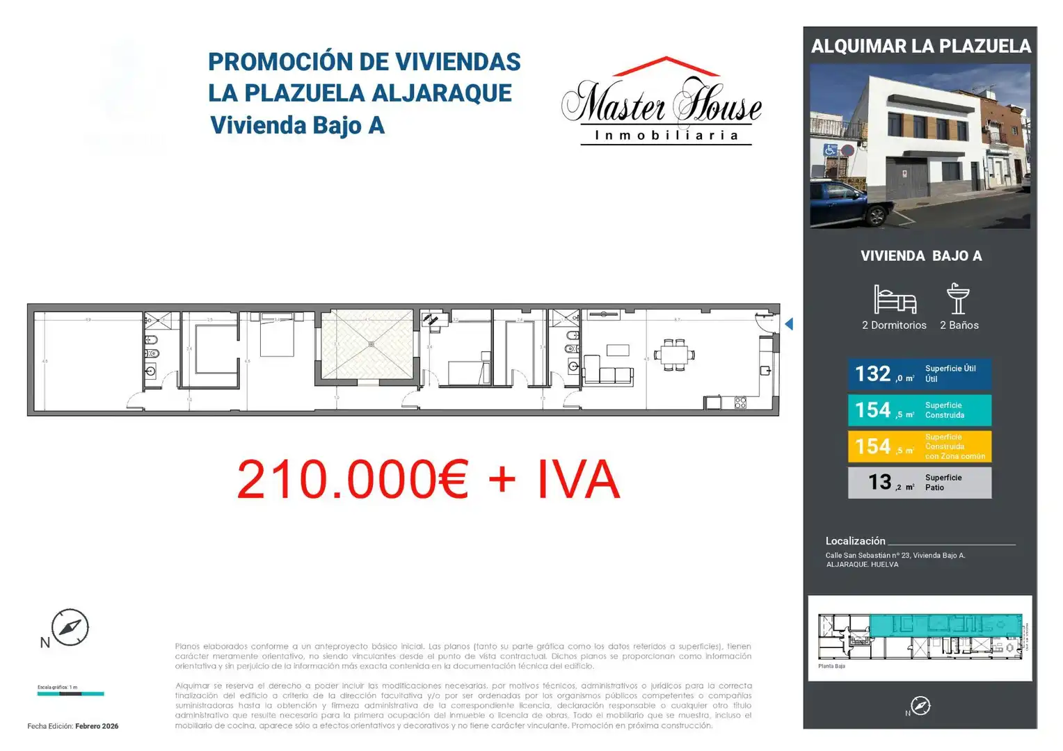 Piso en venta en Aljaraque