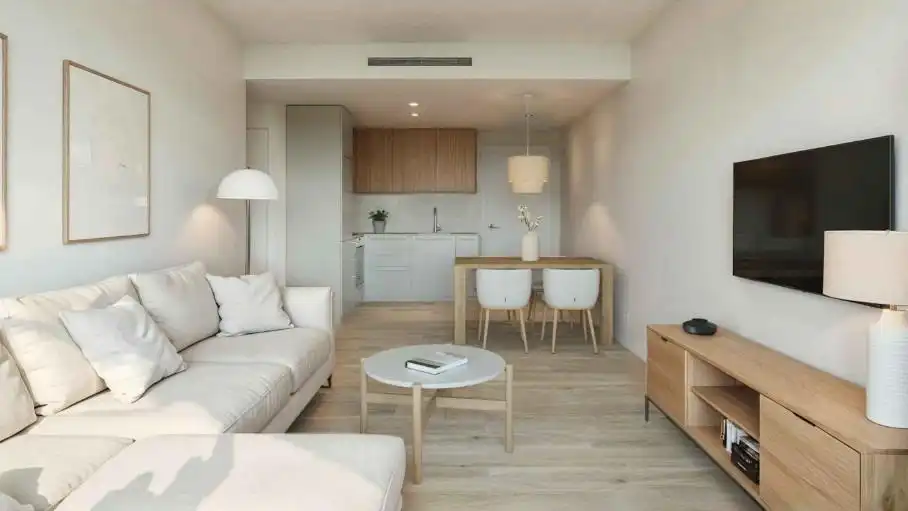 Sala de estar de Apartamento en venta en Moncofa con Aire acondicionado, Terraza y Trastero