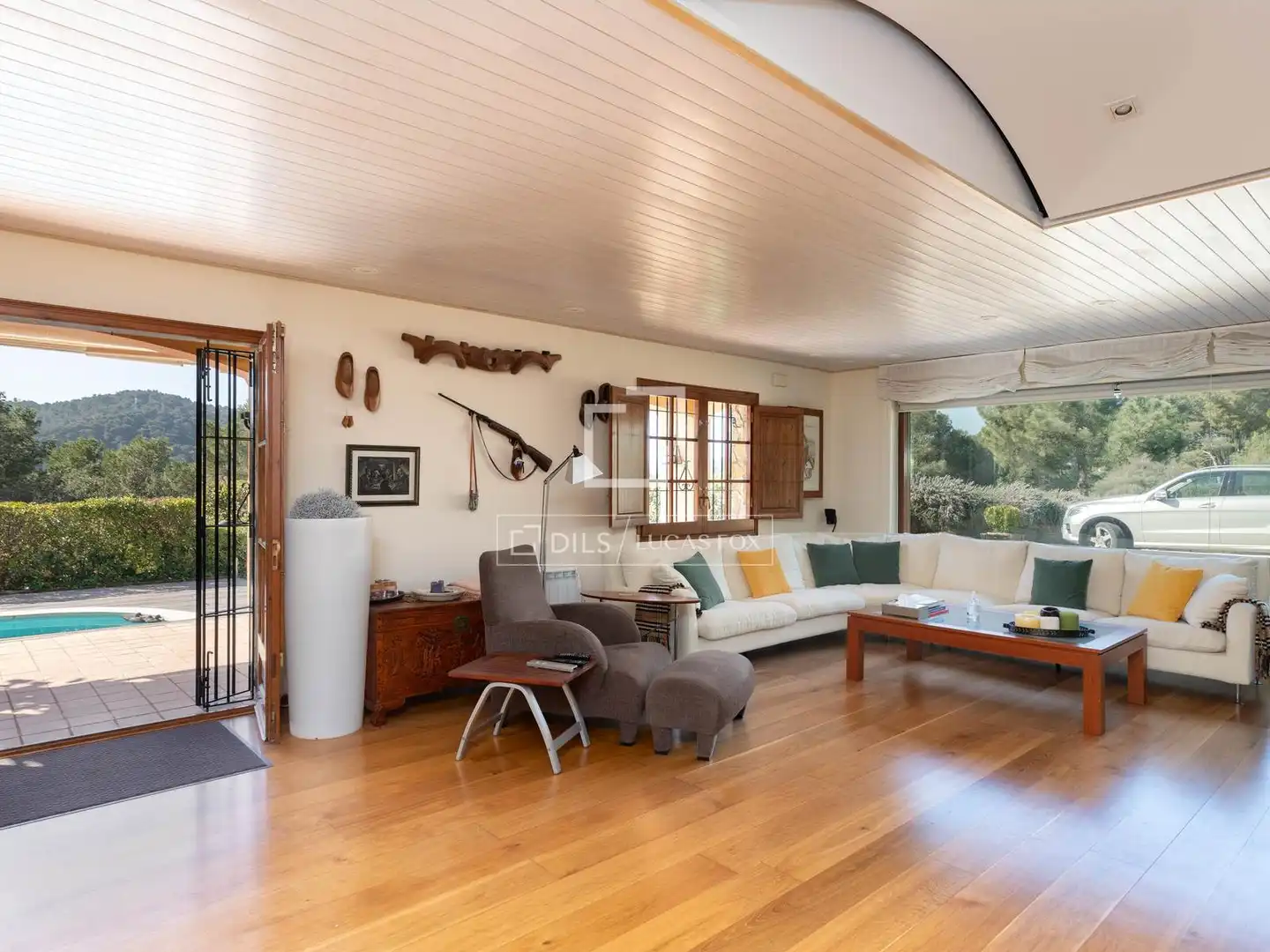 Sala de estar de Casa o chalet en venta en Palafrugell con Aire acondicionado, Calefacción y Jardín privado