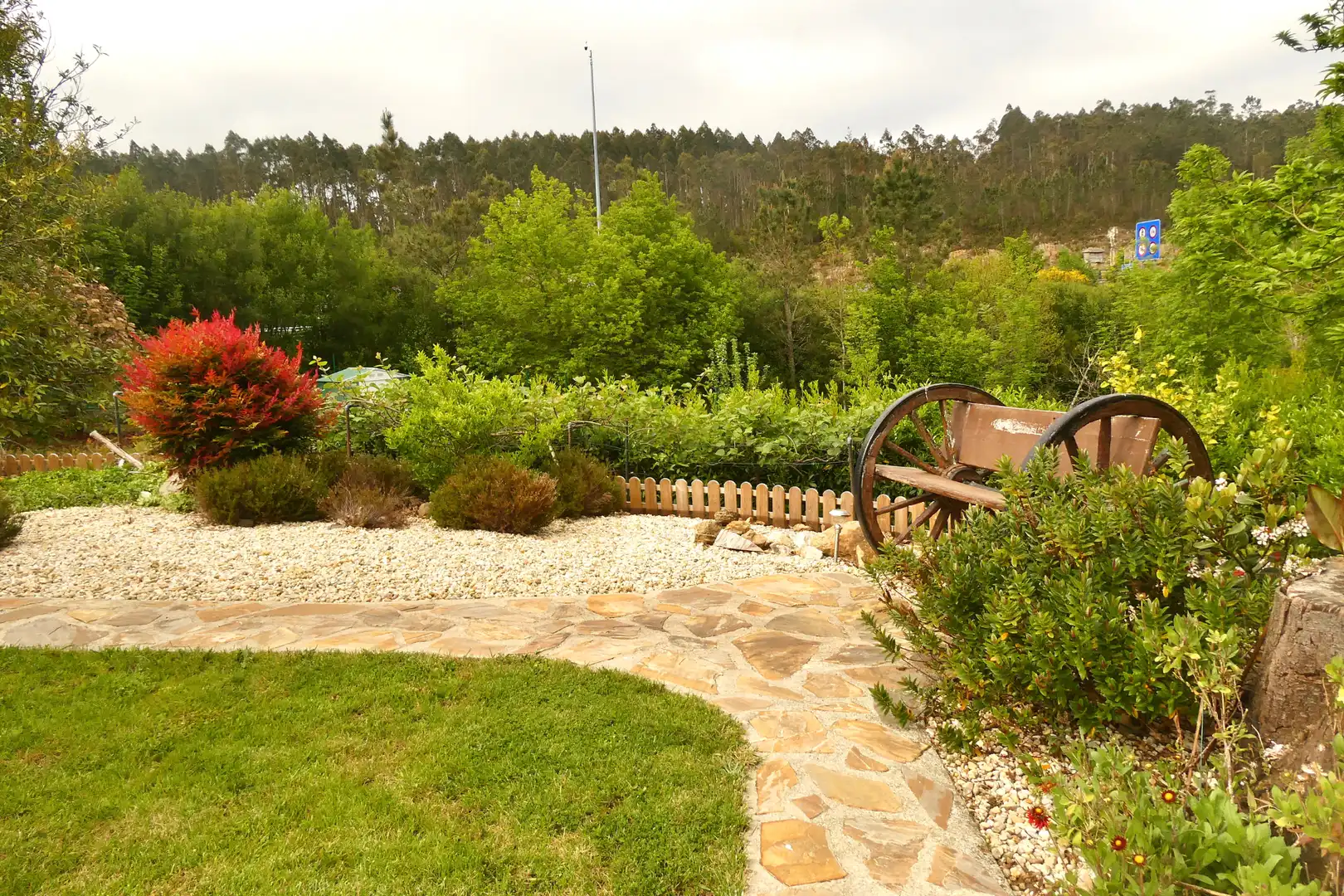 Jardí de Finca rústica en venda en San Sadurniño amb Jardí privat, Moblat i Forn
