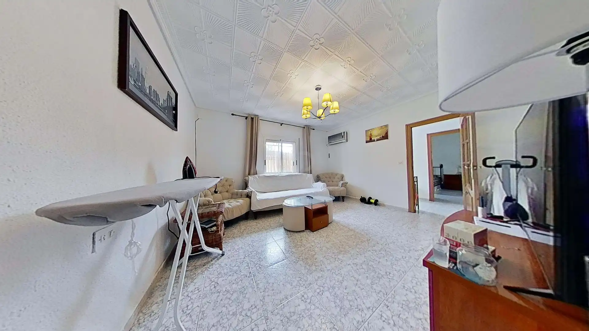 Sala d'estar de Casa o xalet en venda en Alicante / Alacant amb Aire condicionat i Calefacció