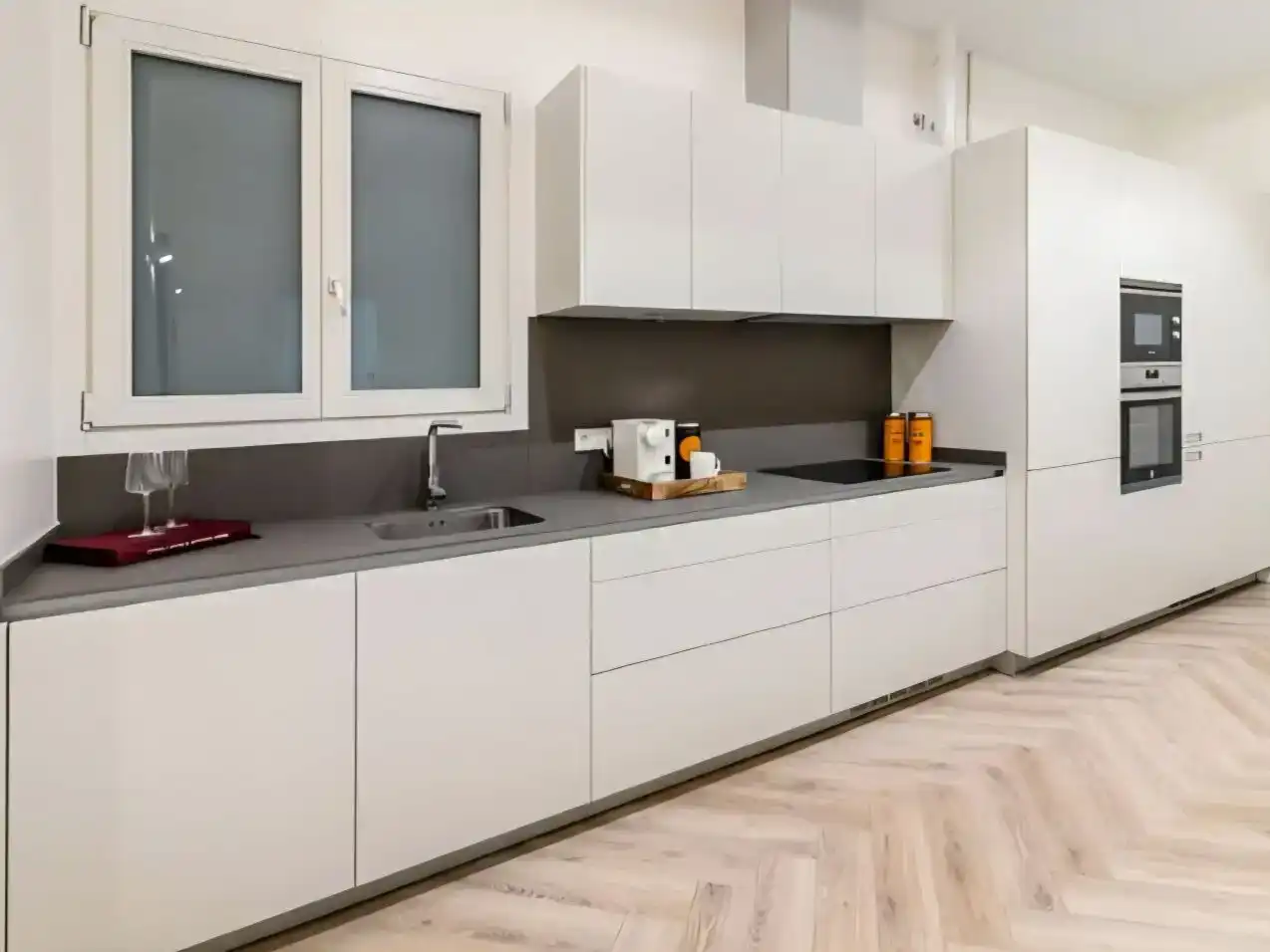 Küche von Wohnungen zum Verkauf in  Barcelona Capital mit Klimaanlage und Balkon