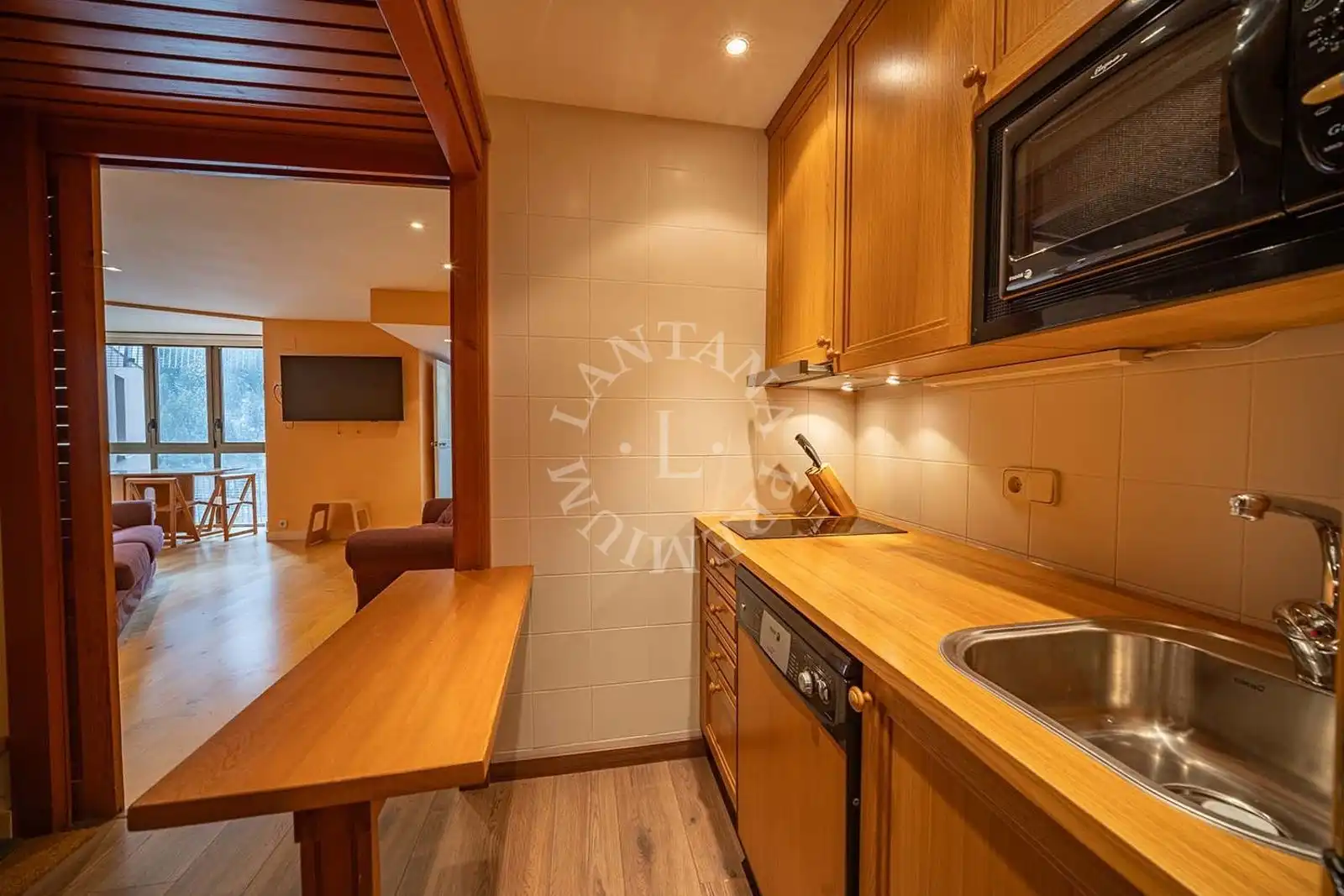 Kitchen of Flat for sale in Naut Aran  with Heating, Parquet flooring and Storage room
