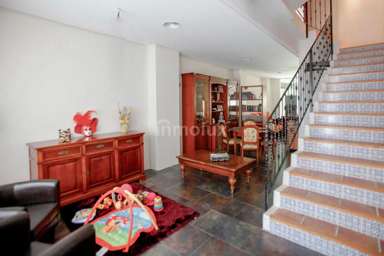 Sala de estar de Casa o chalet en venta en Mutxamel con Aire acondicionado, Jardín privado y Terraza
