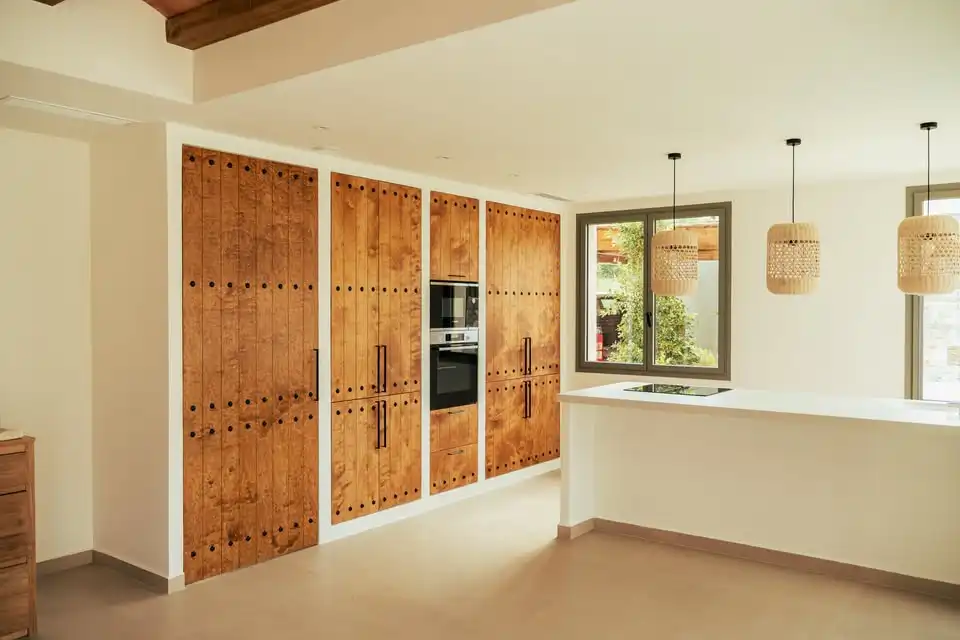 Cocina de Casa o chalet en venta en Jávea / Xàbia con Aire acondicionado y Jardín privado