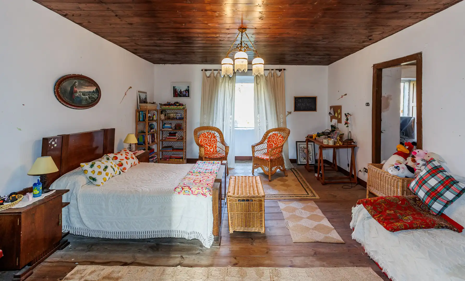 Habitación de Casa o chalet en venta en Lugo con Jardín privado, Terraza y Amueblado
