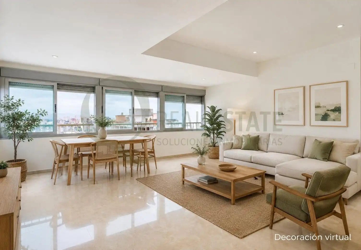Wohnzimmer von Dachboden zum Verkauf in Alicante / Alacant
