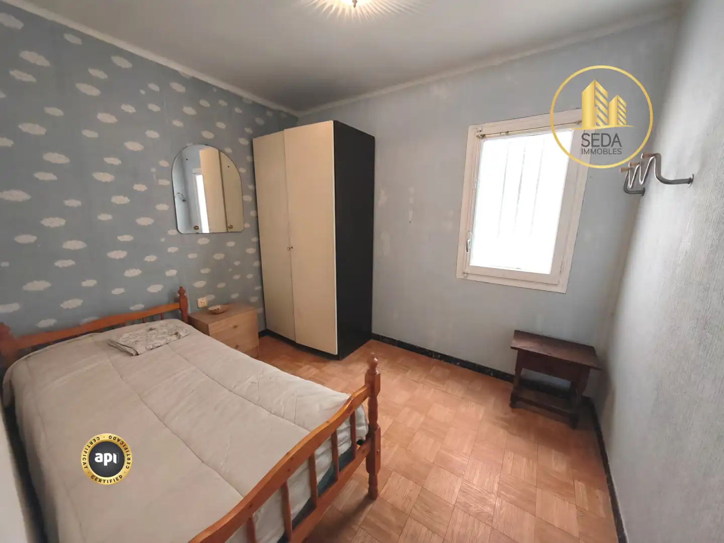 Bedroom of Flat for sale in Terrassa