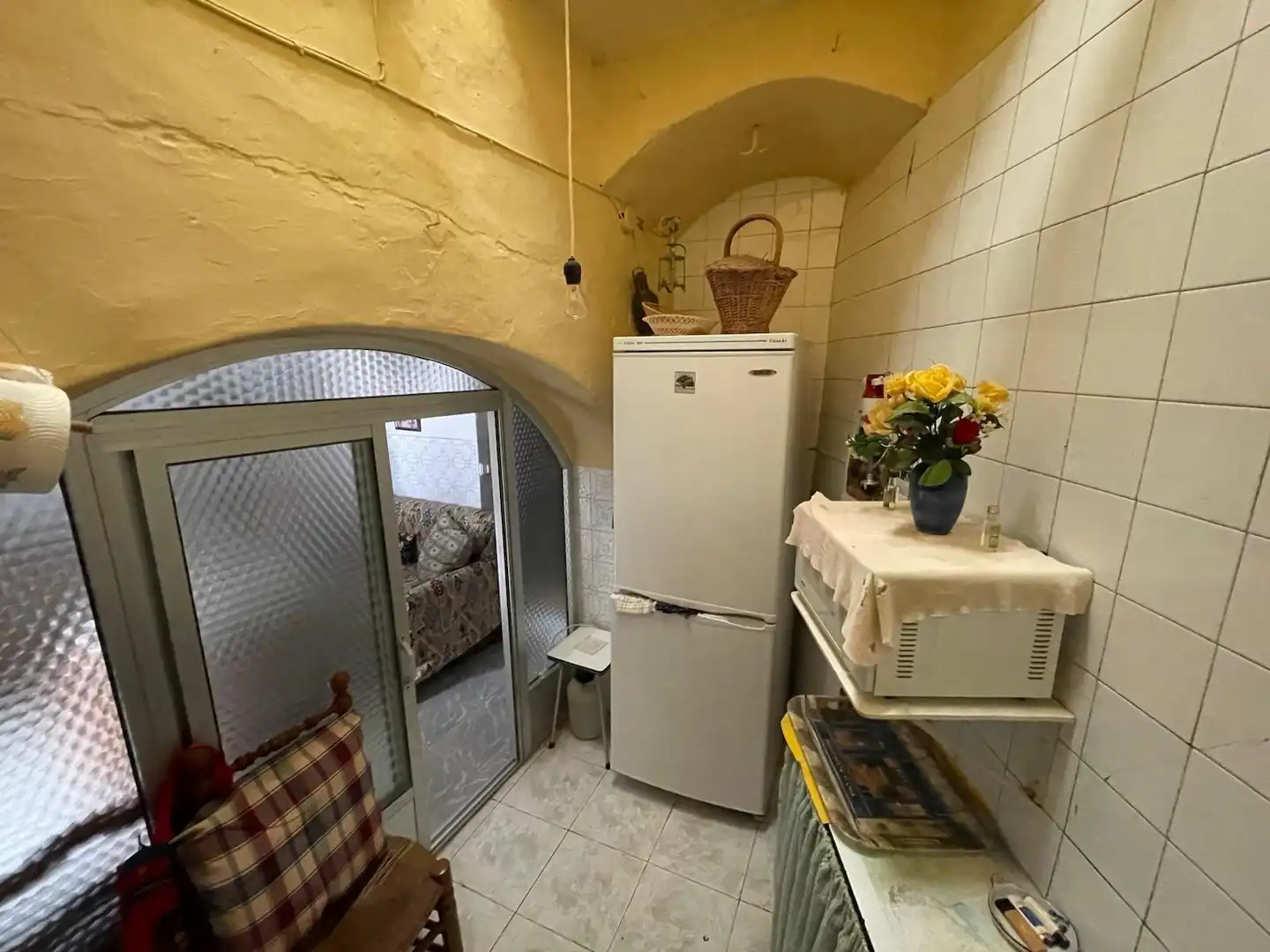 Cocina de Planta baja en venta en Zarza de Montánchez con Calefacción, Trastero y Amueblado