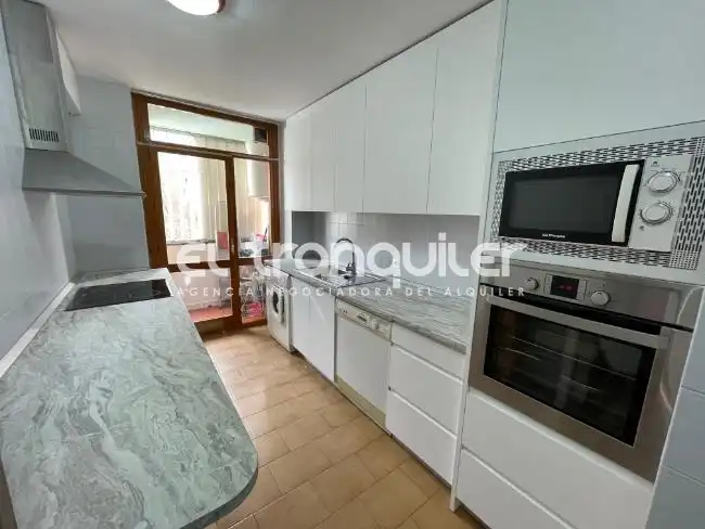 Kitchen of Flat for rent in Leganés  with Parquet flooring, Terrace and Furnished