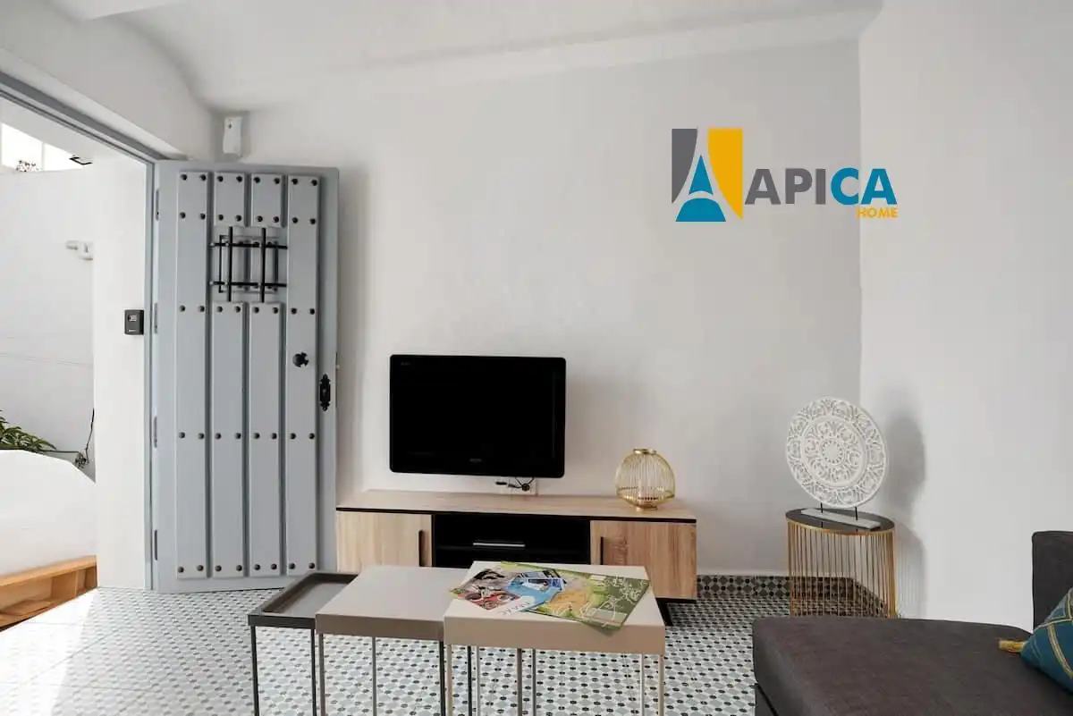 Wohnzimmer von Wohnung zum Verkauf in Vejer de la Frontera mit Möbliert