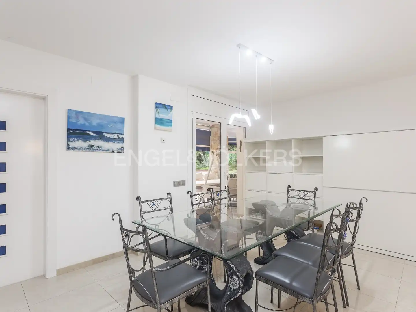 Dining room of Houses for rent in Castelldefels  with Air Conditioner, Heating and Private garden
