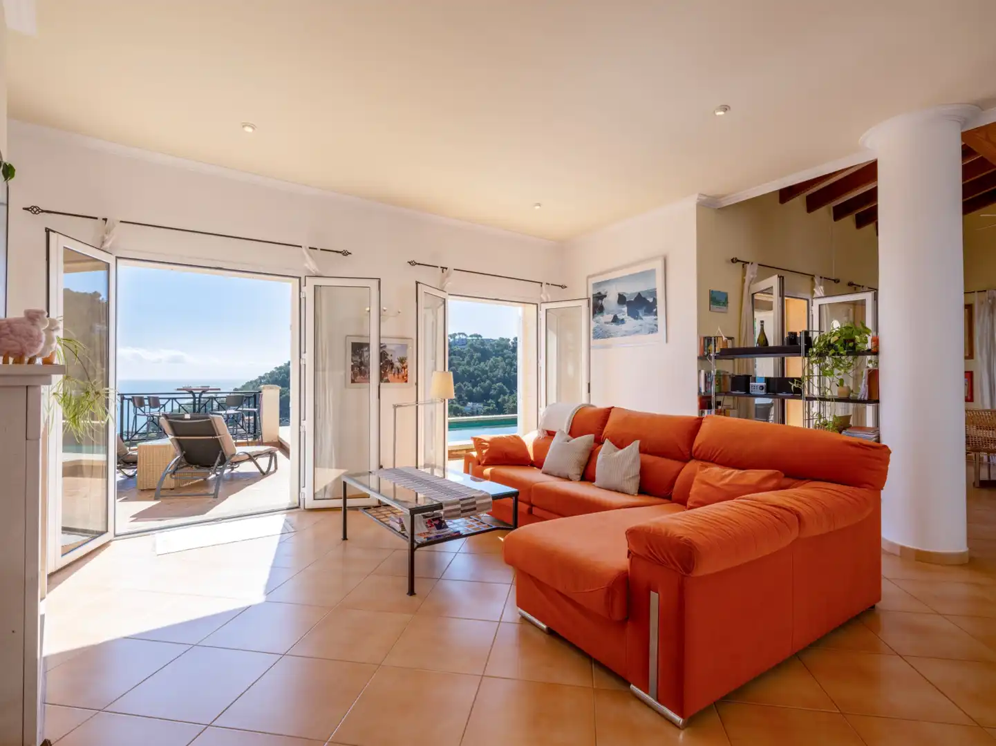 Living room of Houses for sale in Capdepera  with Private garden, Terrace and Storage room