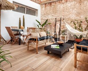 Terrassa de Apartament de lloguer en  Barcelona Capital amb Aire condicionat, Moblat i Forn