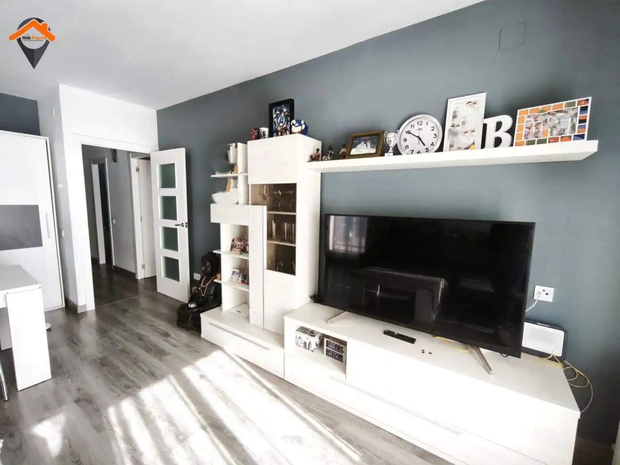 Living room of Flat for sale in Sabadell  with Air Conditioner, Heating and Parquet flooring