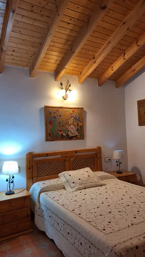 Schlafzimmer von Country house zur Miete in Vélez-Málaga mit Privatgarten, Terrasse und Schwimmbad