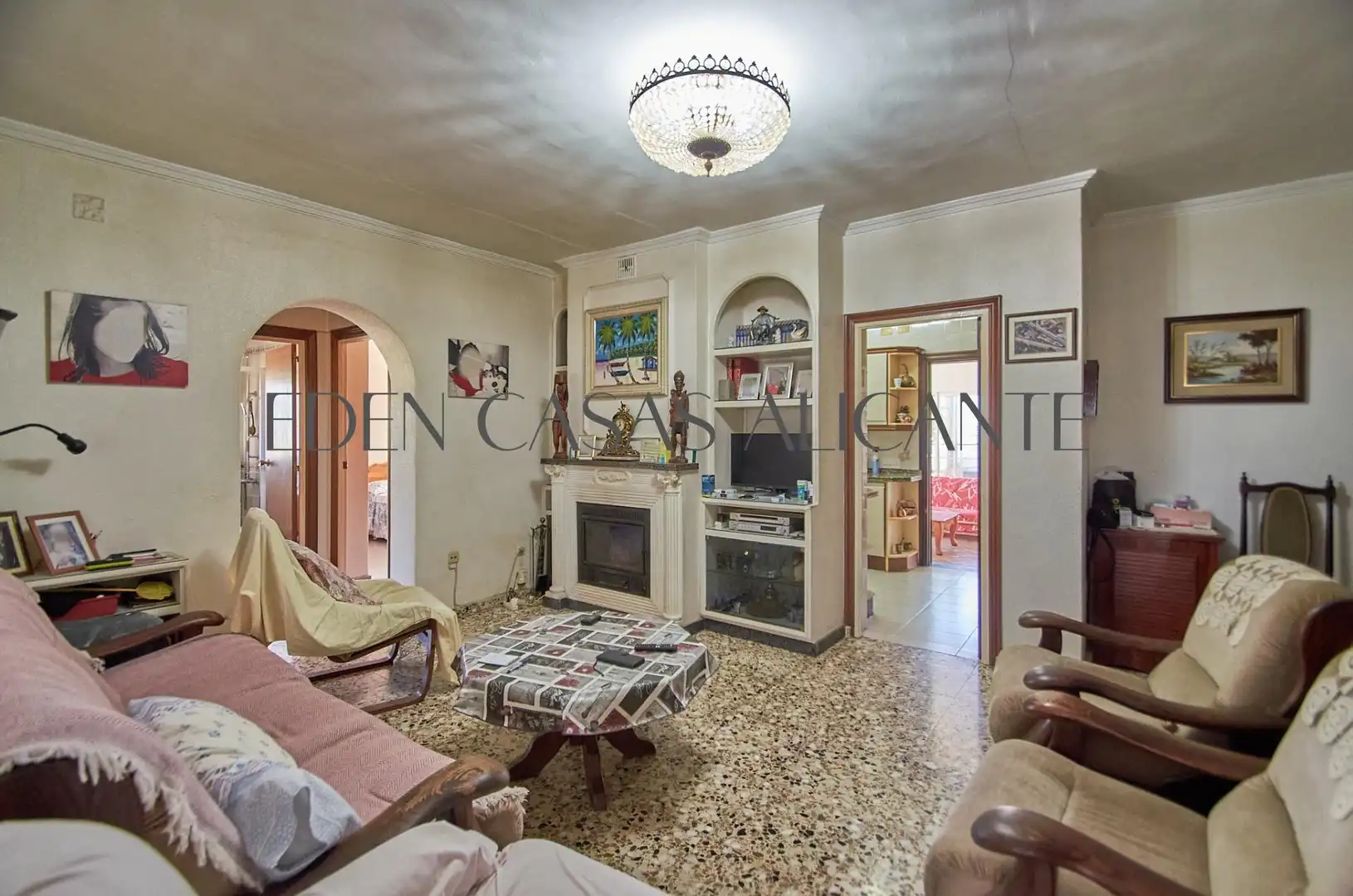 Living room of Houses for sale in Busot  with Air Conditioner, Heating and Private garden