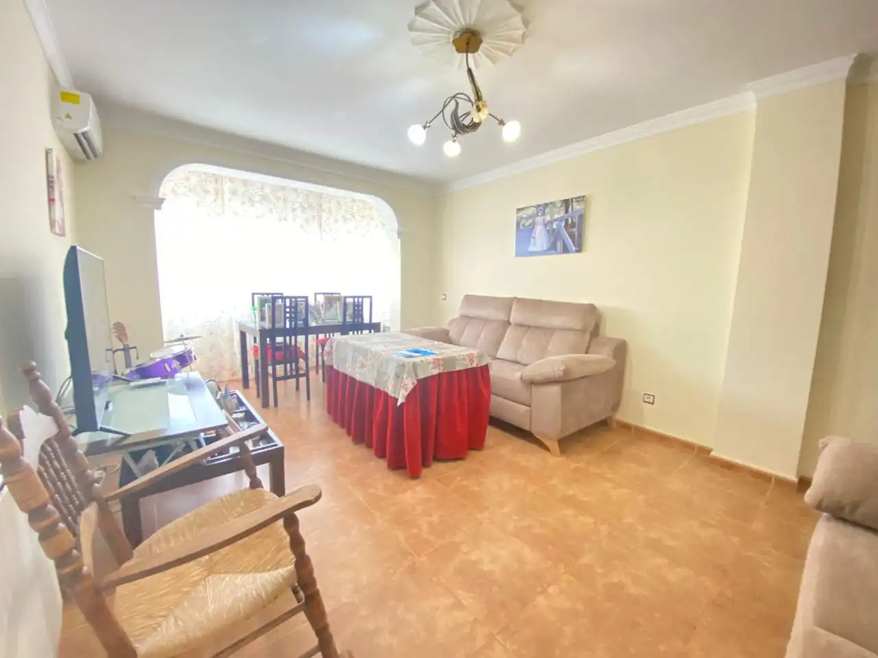 Sala de estar de Piso en venta en Sanlúcar de Barrameda con Aire acondicionado, Calefacción y Trastero