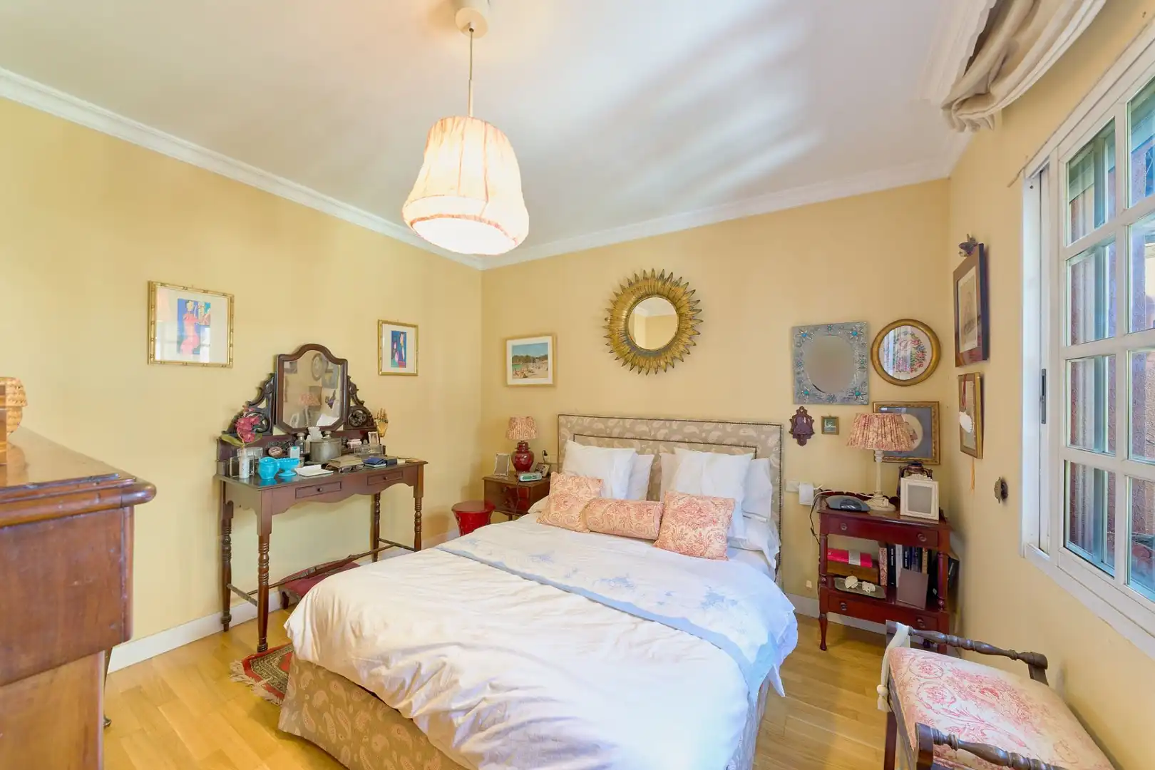 Schlafzimmer von Dachboden zum Verkauf in Málaga mit Klimaanlage und Terrasse