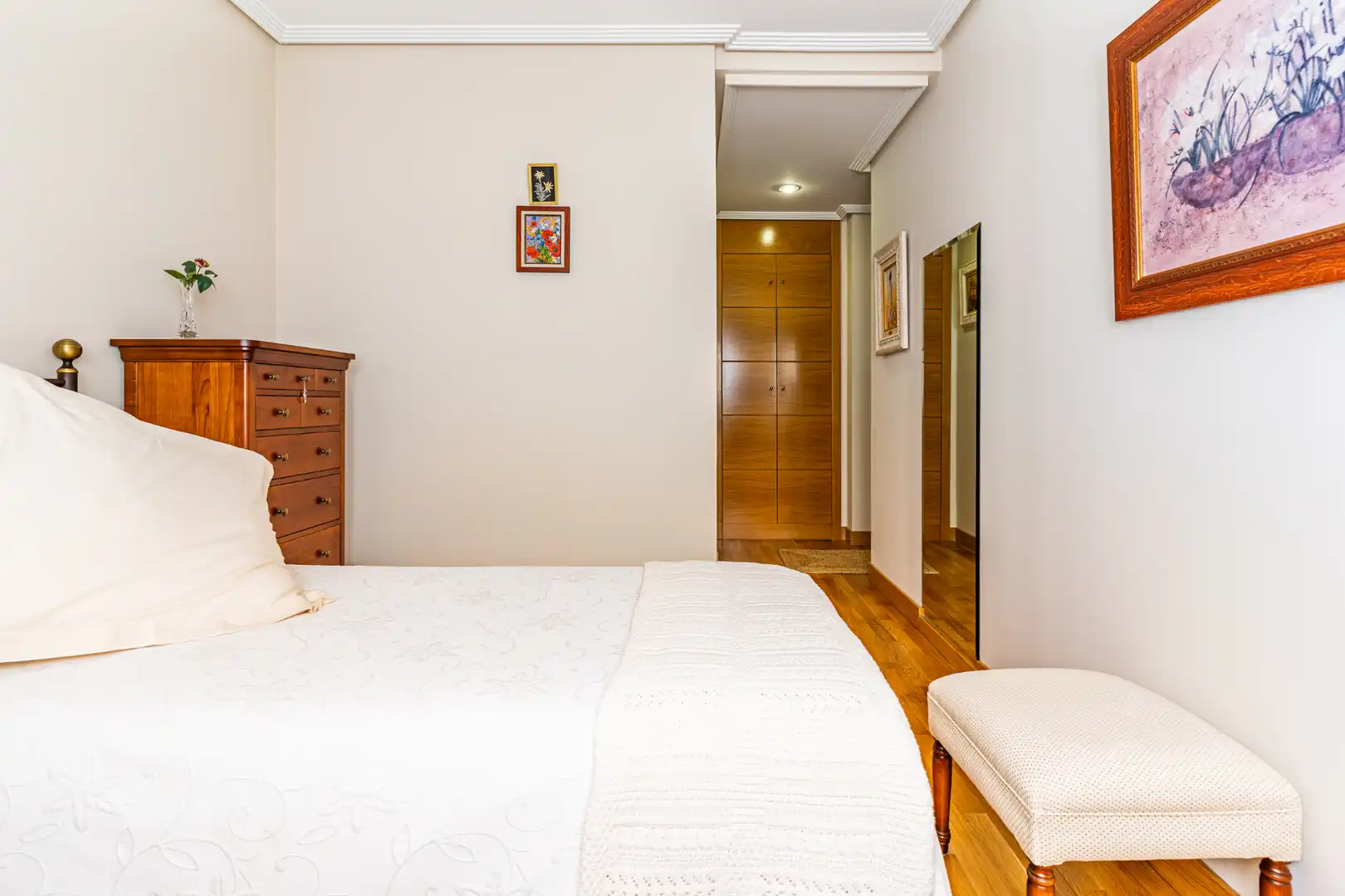 Schlafzimmer von Wohnung zum Verkauf in Las Rozas de Madrid mit Klimaanlage, Heizung und Parkett