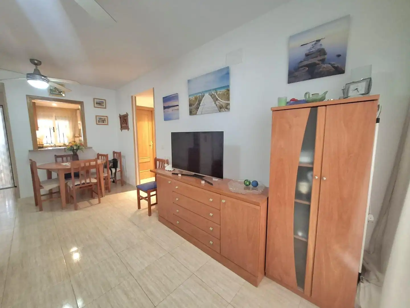 Sala d'estar de Pis en venda en Oropesa del Mar / Orpesa amb Aire condicionat, Balcó i Piscina comunitària
