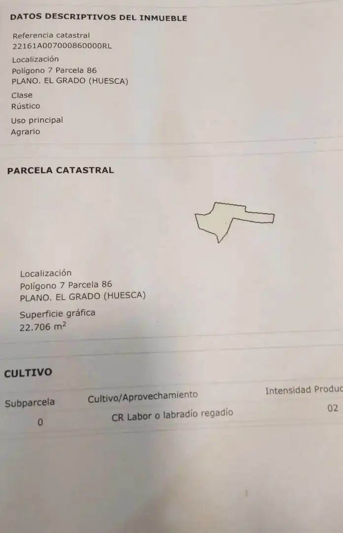 Terreni e lotti in vendita a El Grado, imagen 3