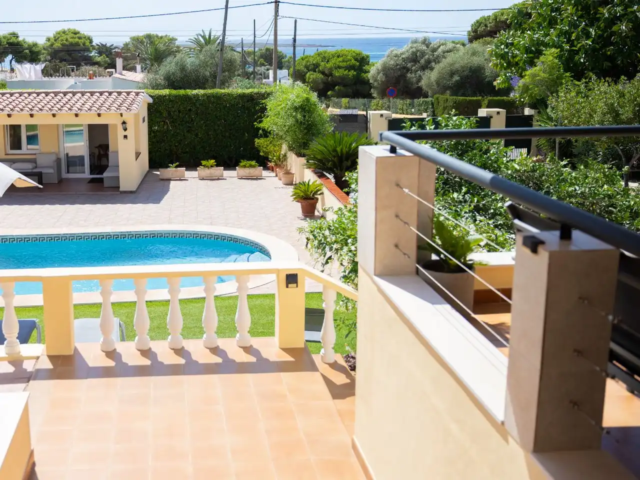 Terraza de Casa o chalet en venta en Sant Lluís con Aire acondicionado, Terraza y Piscina