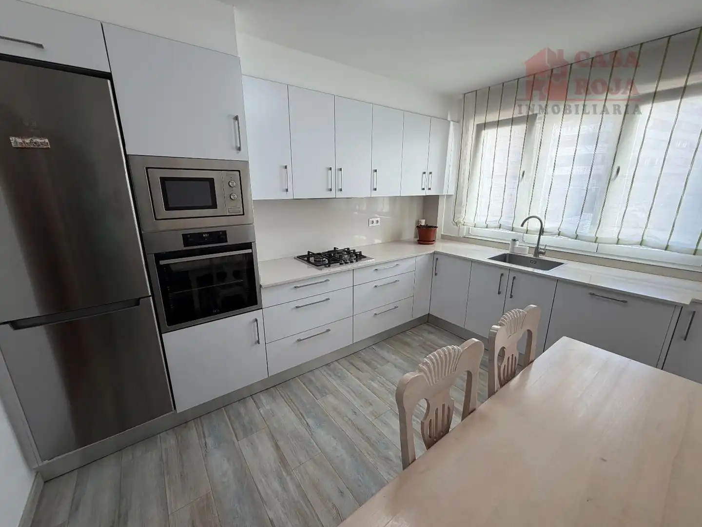 Kitchen of Flat for sale in Cangas   with Heating, Parquet flooring and Washing machine