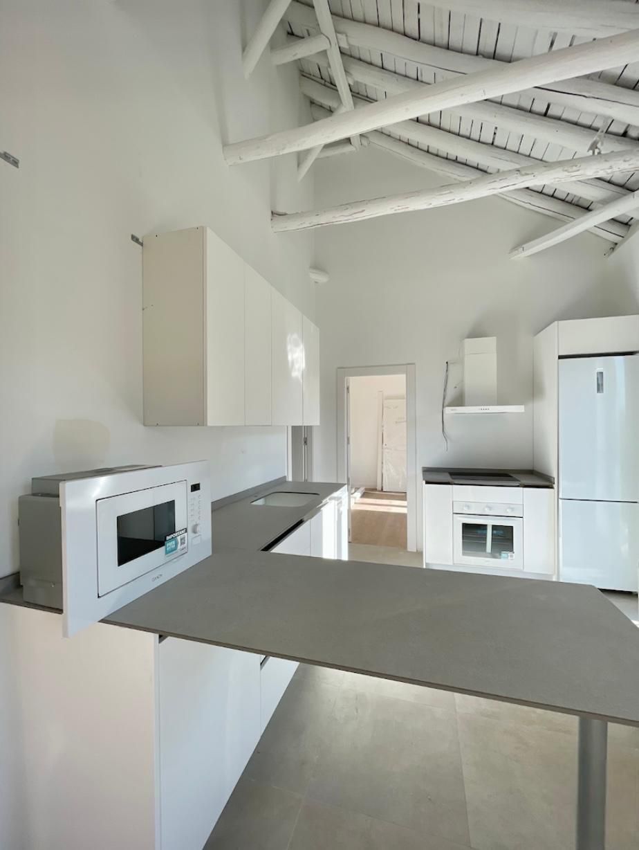 Kitchen of Flat to rent in  Granada Capital  with Air Conditioner and Balcony