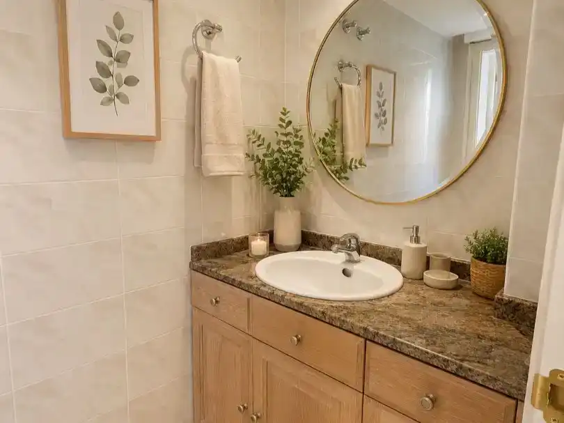 Bathroom of Houses for sale in Tudela  with Air Conditioner, Terrace and Balcony