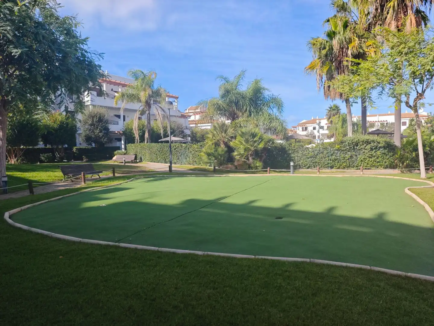 Jardín de Apartamento en venta en Chiclana de la Frontera con Jardín privado, Terraza y Amueblado
