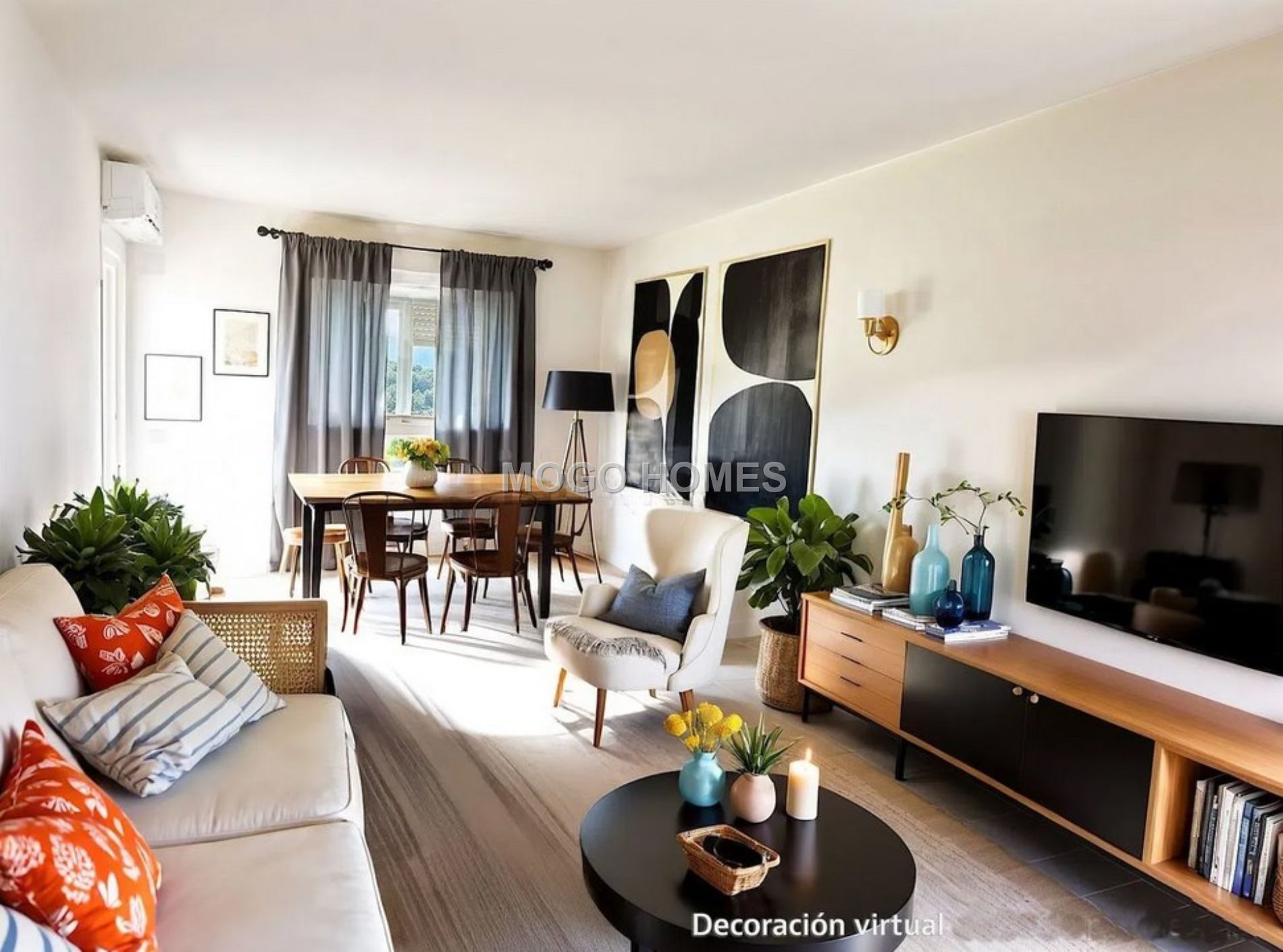 Sala de estar de Piso en venta en  Palma de Mallorca con Calefacción y Terraza