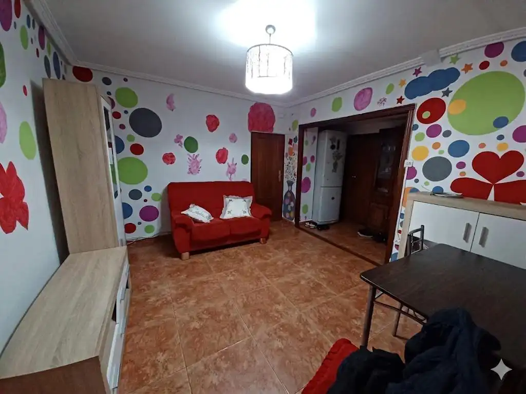 Sala de estar de Piso en venta en Villalgordo del Júcar con Calefacción, Amueblado y Balcón
